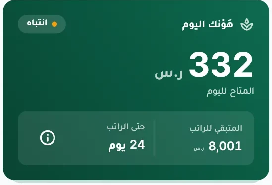 المتاح لليوم